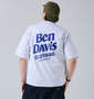 BEN DAVIS フロッキーロゴ半袖Tシャツ オートミール: