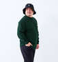 BEN DAVIS ピスポケット付長袖Tシャツ ダークグリーン: