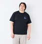 Bear Aura T/Cホログラムプリント半袖Tシャツ ブラック:
