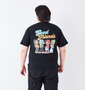 ATC×NEW JACK イラスト半袖Tシャツ ブラック: 身長：182cm/バスト：123cm/着用サイズ：3L