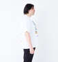 SY32 by SWEET YEARS ネオンビッグロゴ半袖Tシャツ ホワイト: