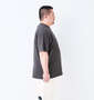 Goodwear USAコットンポケット付半袖Tシャツ ダークチャコール: