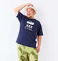 FUN for modemdesign ENJOY THE HOLIDAY半袖Tシャツ ネイビー: 身長：178cm/バスト：120cm/着用サイズ：3L