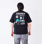 ELEMENT AGE OF半袖Tシャツ ブラック: 身長：182cm/バスト：123cm/着用サイズ：3L