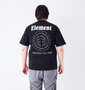 ELEMENT FLANE半袖Tシャツ ブラック: 身長:182cm/バスト:123cm/着用サイズ:3L