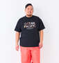 OCEAN PACIFIC PEARTEX UV半袖Tシャツ ブラック: 身長：178cm/バスト：120cm/着用サイズ：3L