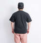 Mc.S.P オーガニックコットンクルーネック半袖Tシャツ ブラック:
