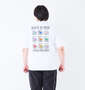 (What it isNt) 天竺プリント半袖Tシャツ ホワイト: 身長：182cm/バスト：123cm/着用サイズ：3L