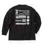 ELEMENT NUMBER長袖Tシャツ ブラック