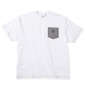 Coleman USAコットンポケット付半袖Tシャツ ホワイト