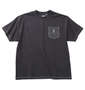 Coleman USAコットンポケット付半袖Tシャツ チャコール