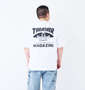 THRASHER Emblem半袖Tシャツ ホワイト: 身長：176.5cm/バスト：118cm/着用サイズ：3L