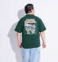 クレヨンしんちゃん 天竺ポケット付半袖Tシャツ ダークグリーン: 身長:176.5cm/バスト:118cm/着用サイズ:3L