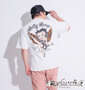 BETTY BOOP 天竺プリント半袖Tシャツ オフホワイト: 身長：176.5cm/バスト：118cm/着用サイズ：3L