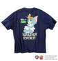 TOM and JERRY 天竺プリントポケット付半袖Tシャツ ネイビー