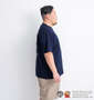 TOM and JERRY 天竺プリントポケット付半袖Tシャツ ネイビー: