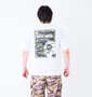 NESTA BRAND 天竺半袖Tシャツ ホワイト: 身長：182cm/バスト：123cm/着用サイズ：3L