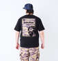 NESTA BRAND 天竺半袖Tシャツ ブラック: 身長：182cm/バスト：123cm/着用サイズ：3L