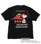 絡繰魂×PEANUTS スヌーピーコラボ半袖Tシャツ ブラック