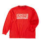 SY32 by SWEET YEARS ハートパターンボックスロゴ長袖Tシャツ レッド