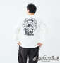 BETTY BOOP 天竺プリント長袖Tシャツ オフホワイト: 身長：182cm/バスト：123cm/着用サイズ：3L