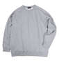 EL.FO 無地裏毛クルーネックトレーナー ライトグレー