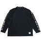 EVERLAST 袖プリントロングTシャツ ブラック