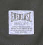 EVERLAST 袖プリントロングTシャツ チャコールグレー: 裾ピスネーム