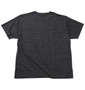 EL.FO DRYクルーネック半袖Tシャツ チャコールグレー: バックスタイル