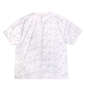 Phiten DRY総柄半袖Tシャツ ホワイト: バックスタイル