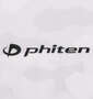 Phiten DRY総柄半袖Tシャツ ホワイト: 胸プリント