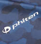 Phiten DRY総柄半袖Tシャツ ネイビー: 胸プリント