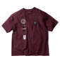 OCEAN PACIFIC 接触冷感ストレッチUV半袖Tシャツ バーガンディ:
