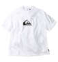 Quiksilver COMP LOGO半袖ラッシュガードTシャツ ホワイト: