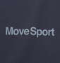 MOVESPORT サンスクリーン長袖シャツ チャコール: プリント