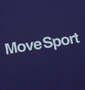 MOVESPORT サンスクリーン長袖シャツ ブルー: プリント