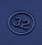 SY32 by SWEET YEARS ダブルニットエンボスロゴフルジップパーカー ダークブルー: