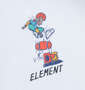 ELEMENT KAMO CHILL長袖Tシャツ ホワイト: プリント