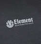 ELEMENT LINE LOGOフルジップパーカー チャコール: プリント（左胸）