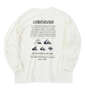 Quiksilver DNA POCKET長袖Tシャツ ホワイト: バックスタイル