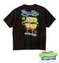 SPONGEBOB 天竺プリント半袖Tシャツ ブラック
