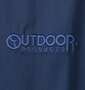ヒヤロン×OUTDOOR PRODUCTS 接触冷感半袖Tシャツ ブルーグレー: 刺繍
