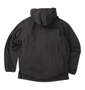 TULTEX 珪藻土配合冷感UVドライフルジップパーカー ブラック: バックスタイル