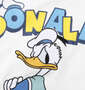 FLAGSTAFF×DISNEY DONALD DUCK半袖Tシャツ ホワイト: 刺繍・プリント