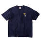 BEN DAVIS ワンポイントゴリラ刺繍接触冷感半袖Tシャツ ネイビー