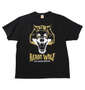 新日本プロレス ウルフアロン半袖Tシャツ ブラック: