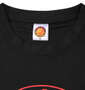 新日本プロレス ライオンマークドライ半袖Tシャツ(2025・ブラック×レッド×ゴールド) ブラック: