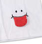 UP!SMILE クレイジー切替長袖Tシャツ ホワイト: スマイリーポケット