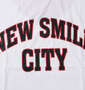 UP!SMILE クレイジー切替長袖Tシャツ ホワイト: