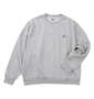 DICKIES エンブロイダリーロゴクルースウェット ヘザーグレー: